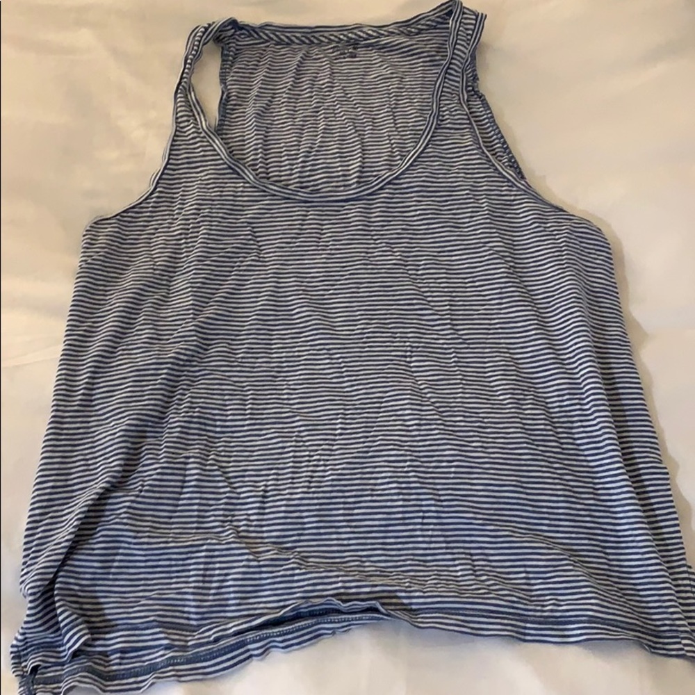 Madewell striped tank L